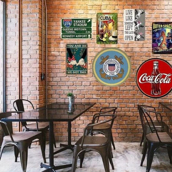 Rustic Yankee Stadium Interstate NY 278 Highway Exit Sign Tin Wall Decor 12x8" - Picture 3 of 5